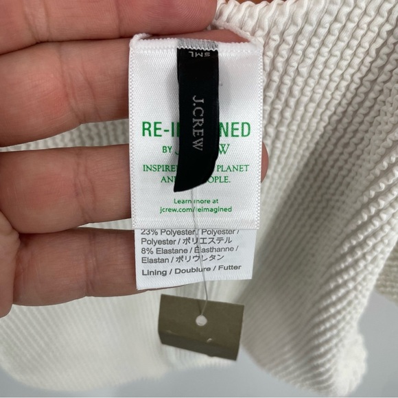 NEW J. Crew Scrunchie Classic scoopneck one-piece low back Sz 16 bh573 - Picture 6 of 9